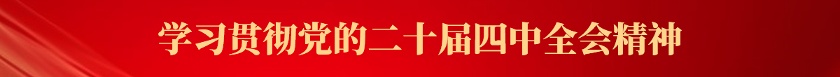 学习贯彻党的二十届四中全会精神